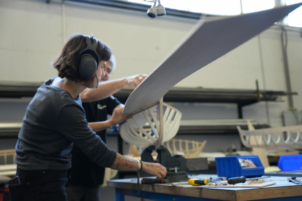 Atelier Construction Bois au CFA des Métiers du Spectacle